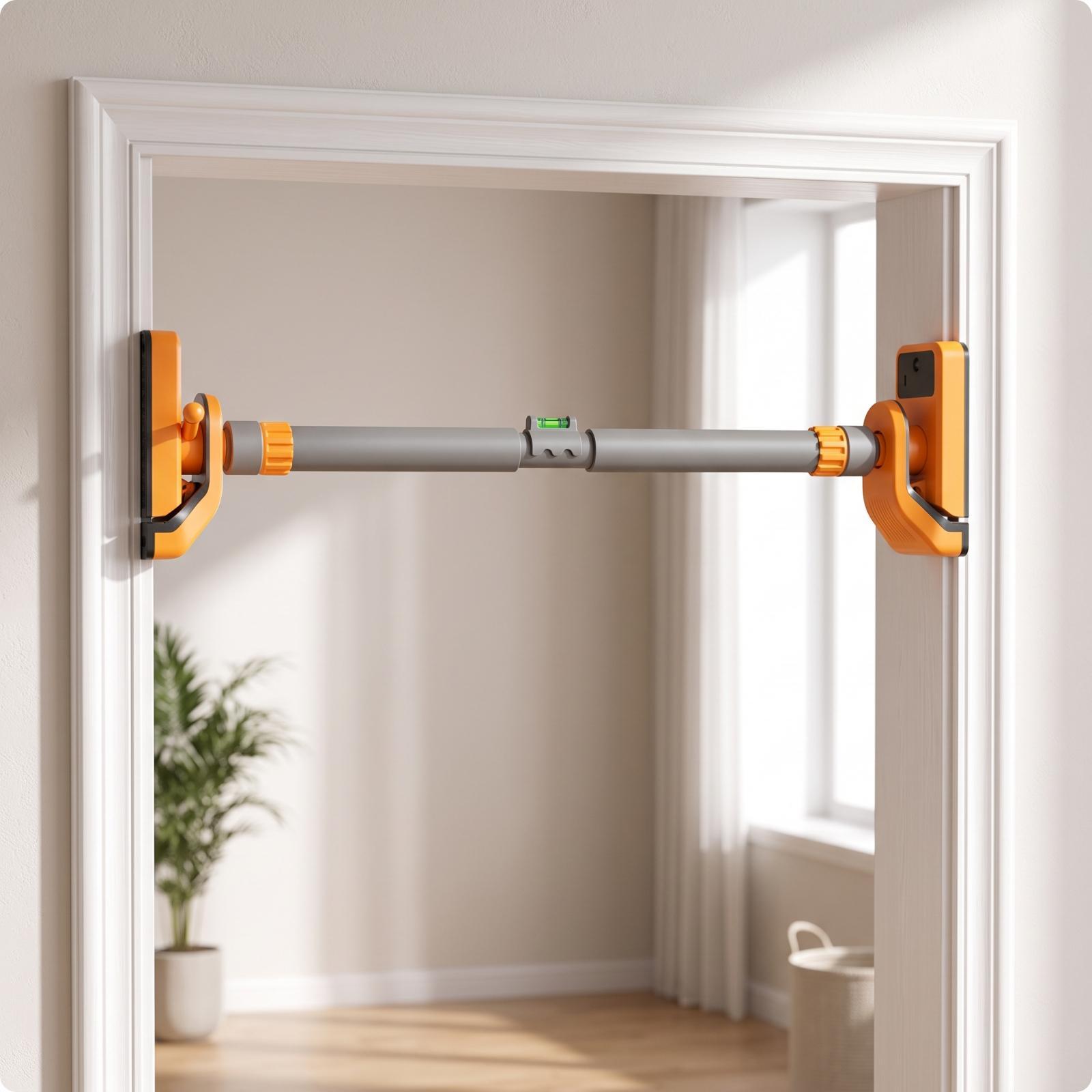 Door Pull Up Bar No Screw - Evde Kullanıma Uygun, Vida Gerektirmeyen, Kaymaz