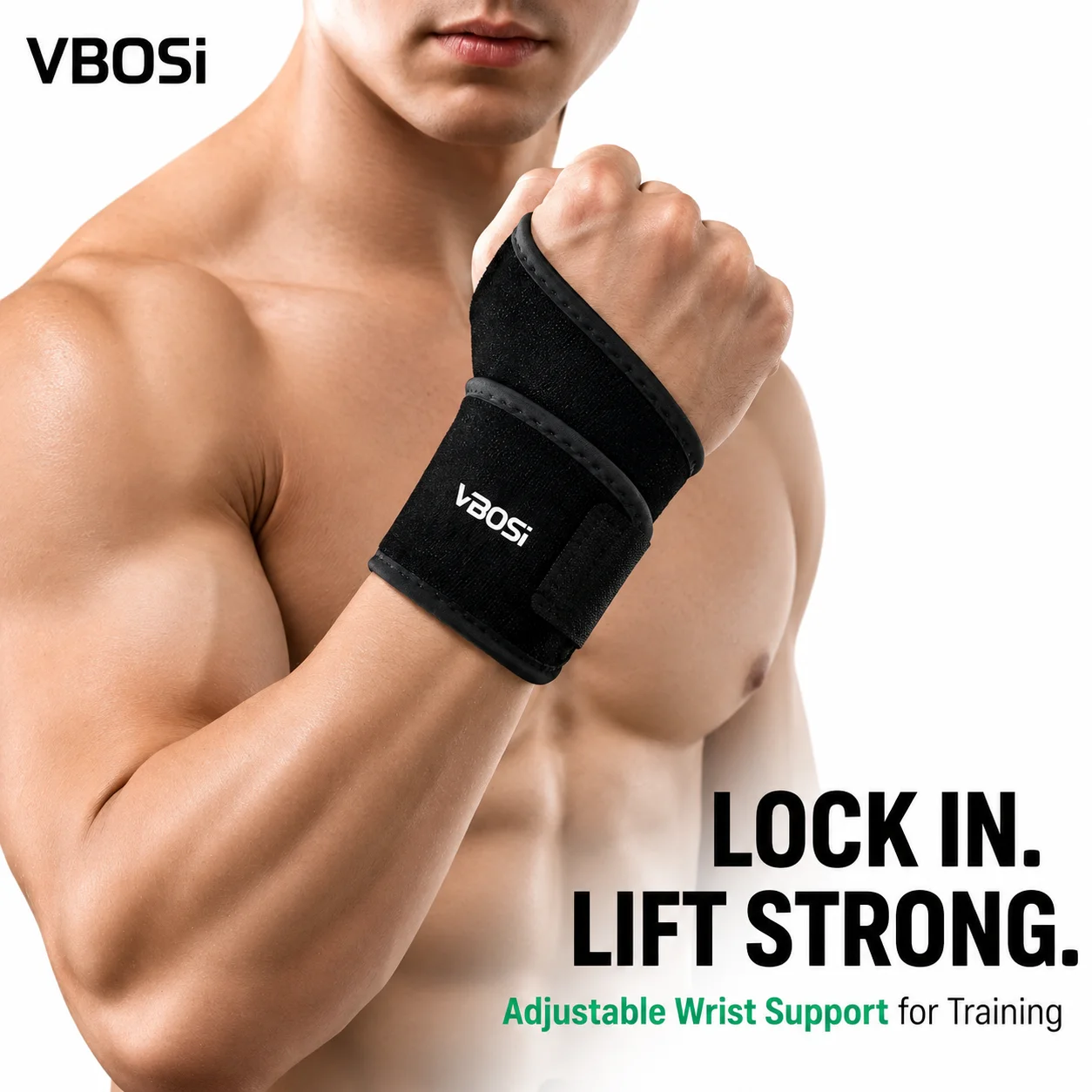 Wrist Wraps Weightlifting Support - VBSOi Ayarlanabilir Bilek Desteği, Halter, Spor