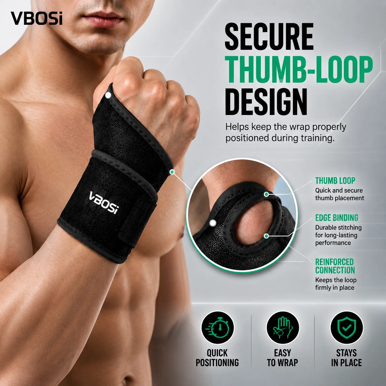 VBSOi Ayarlanabilir Bilek Dest - Wrist Wraps Weightlifting Support incelemesi ve fiyatı