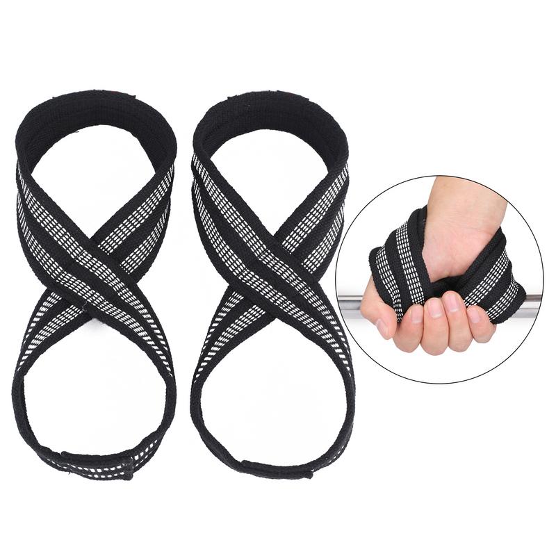 Çekme için 1 çift şekil 8 ağır - Wrist Wraps Weightlifting Support incelemesi ve fiyatı